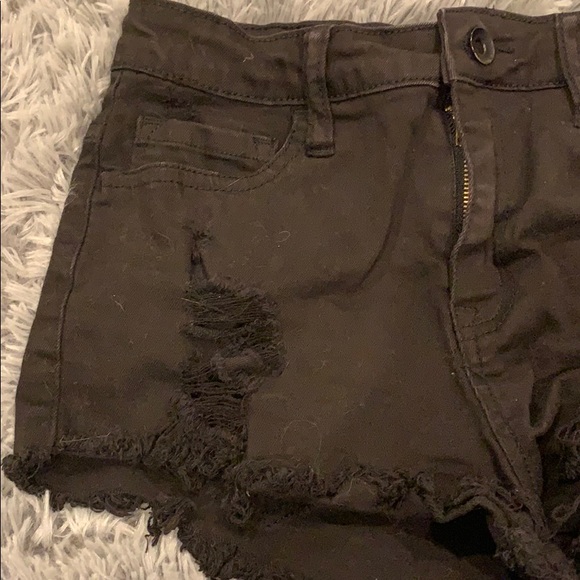 Black Jean Shorts - Picture 3 of 5